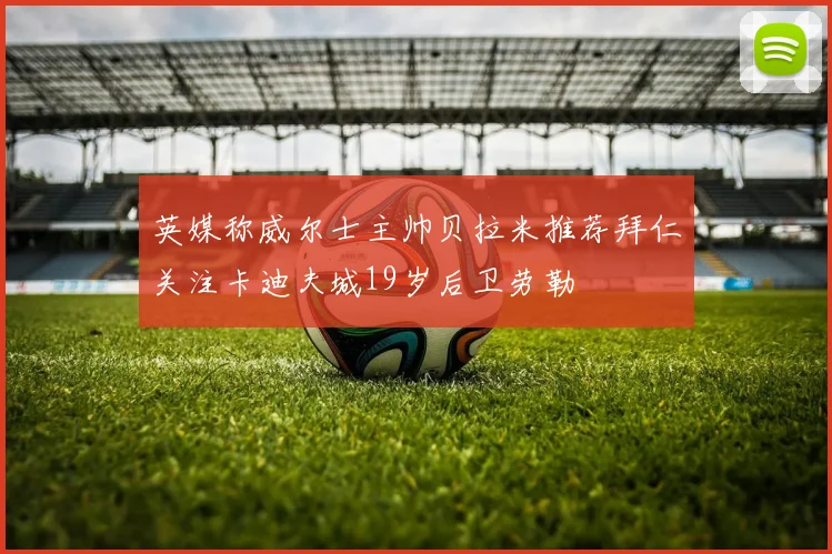 英媒称威尔士主帅贝拉米推荐拜仁关注卡迪夫城19岁后卫劳勒