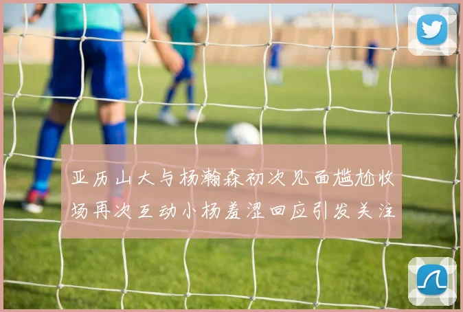亚历山大与杨瀚森初次见面尴尬收场再次互动小杨羞涩回应引发关注